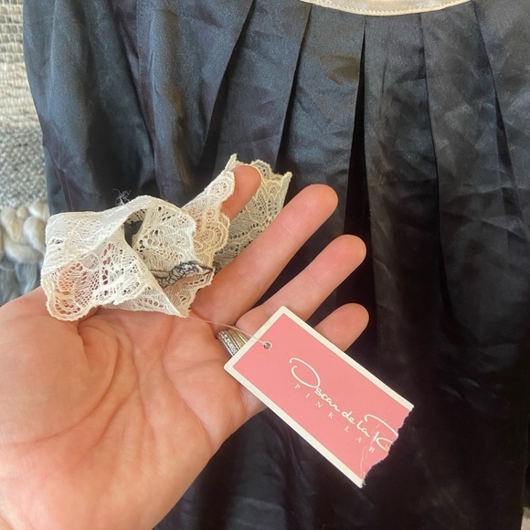 Oscar de la Renta Pink Label Black Lace Lingerie Top - Picture 15 of 16